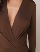 by swan Body Maro cu Viscoză și Decolteu tip plic Candletree