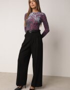 by swan Body Mov închis cu model floral din velur Zevira