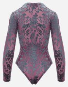 by swan Body Mov închis cu model floral din velur Zevira
