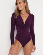 by swan Body mov sclipitor cu decolteu adânc Tialeta