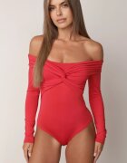 by swan Body roșu cu umerii goi Talosyne