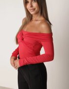 by swan Body roșu cu umerii goi Talosyne