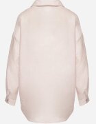 by swan Cămașă clasică roz deschis oversize cu buzunar Liorea