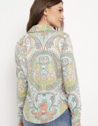 by swan Cămașă Verde cu Model Oriental și nasturi Unadisa