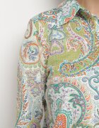 by swan Cămașă Verde cu Model Oriental și nasturi Unadisa
