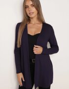 by swan Cardigan din bumbac fără închidere cu croi minimalist Cilira Bleumarin