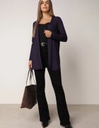 by swan Cardigan din bumbac fără închidere cu croi minimalist Cilira Bleumarin
