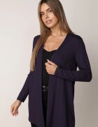 by swan Cardigan din bumbac fără închidere cu croi minimalist Cilira Bleumarin