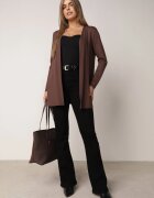by swan Cardigan din bumbac fără închidere cu croi minimalist Cilira Maro
