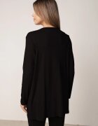 by swan Cardigan din bumbac fără închidere cu croi minimalist Cilira Negru