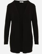 by swan Cardigan din bumbac fără închidere cu croi minimalist Cilira Negru