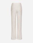 by swan Pantaloni Albi Eleganți cu Vâscoză și Talie Înaltă Tatilira