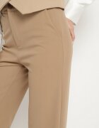 by swan Pantaloni de costum bej închis cu croială largă cu viscoză Seniellea