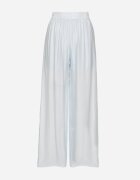 by swan Pantaloni Palazzo Albastru deschis cu croială largă cu elastic în talie și talie înaltă Jenanetia