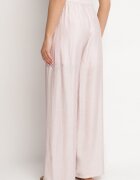 by swan Pantaloni Roz deschis Palazzo cu croială largă cu elastic în talie și talie înaltă Jenanetia