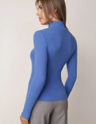 by swan Pulover Albastru Guler înalt slim fit Ryler