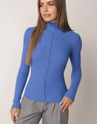 by swan Pulover Albastru Guler înalt slim fit Ryler