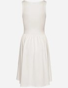 by swan Rochie Albă din Viscoză cu croi evazat Edivane