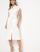by swan Rochie Albă Tip Cămașă Phinitrite