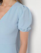 by swan Rochie Albastră Cloș cu Decolteu Triunghiular Efralinae