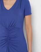 by swan Rochie Albastră cu încrețituri Cambrată cu Vâscoză Arelona