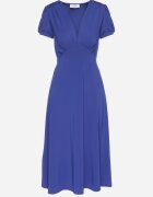 by swan Rochie Albastră Evazată cu Vâscoză cu Perne în Umeri Awerla
