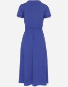 by swan Rochie Albastră Evazată cu Vâscoză cu Perne în Umeri Awerla