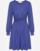 by swan Rochie albastră evazată din viscoză Selithiel