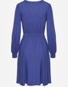 by swan Rochie albastră evazată din viscoză Selithiel