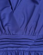 by swan Rochie albastră evazată din viscoză Selithiel