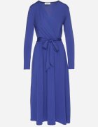 by swan Rochie Albastră Petrecută cu Vâscoză Legată în Talie Drestalia