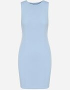 by swan Rochie Albastru Deschis tip creion Fără Mâneci din Viscoză Nelazira