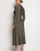 by swan Rochie Aurie cu Viscoză Decorată cu Sclipici în Stil Elegant Werirra