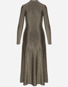 by swan Rochie Aurie cu Viscoză Decorată cu Sclipici în Stil Elegant Werirra