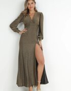 by swan Rochie Aurie de seară cu decolteu adânc Olami