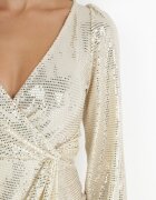 by swan Rochie Aurie Plic cu Paiete adicy