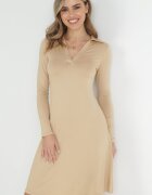 by swan Rochie bej cu guler Celle
