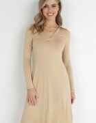 by swan Rochie bej cu guler Celle
