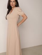 by swan Rochie Bej deschis Cloche cu Decolteu Triunghiular Efralinae
