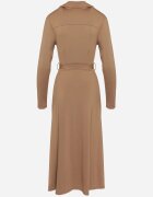 by swan Rochie Bej închisă Maxi cu croială tip cămașă cu cordon mZynlee