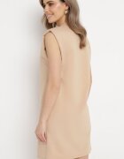 by swan Rochie Bej Tip cutie cu umeri accentuați Mimossa