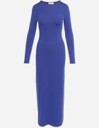 by swan Rochie bleumarin mulată maxi cu mâneci lungi Ovira