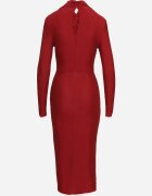 by swan Rochie Bordeaux Sclipitoare cu Drapaje Asimetrice Alissel