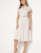 by swan Rochie Cămașă Bej Deschis Phinitrite