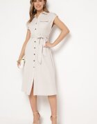 by swan Rochie Cămașă Bej Deschis Phinitrite