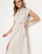 by swan Rochie Cămașă Bej Deschis Phinitrite