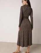 by swan Rochie cămașă Maro Cloș cu cordon legat Cheresin