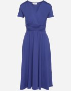 by swan Rochie Cambrată Albastră cu Decolteu Petrecut Quimadea