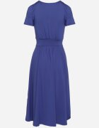 by swan Rochie Cambrată Albastră cu Decolteu Petrecut Quimadea