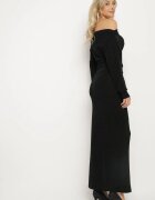by swan Rochie Cambrată Verde închisă din vâscoză pe un umăr Nialinda